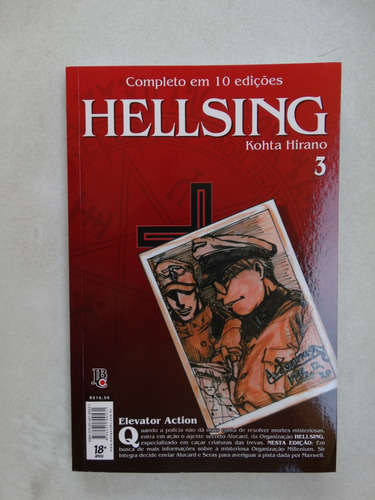 Hellsing Nº 3  2ª Série! Jbc Ago 2015