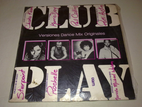 Lp Vinilo Club Play - Año 1985 Versiones Dance Mix Original