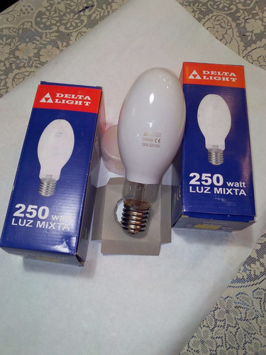 Bombillos De Luz Mixta 250 Wts. 220v Rosca E40