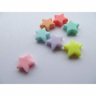100 Dijes Estrellitas Para Armar Pulseras O Collares