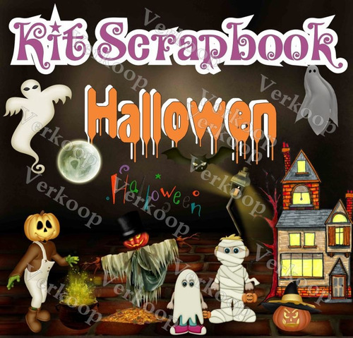 Kit Scrapbook Halloween Imagenes Png, Frames Cliparts Scrap