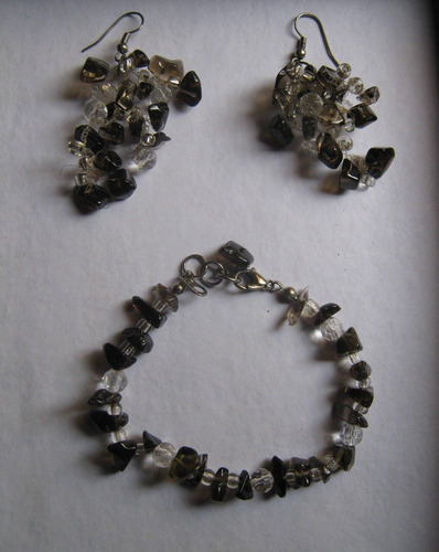 Imagen 4 de 5 de Sets De Collar, Pulsera Y Arete De Murano- Fantasia Fina