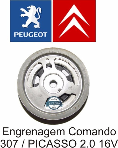 Imagem 4 de 5 de Polia Engrenagem Comando Válvula 307 Picasso 2.0 16v Ate 05