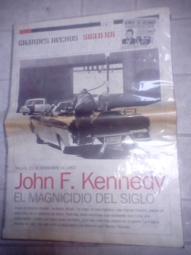 Kennedy Grandes Hechos Del Siglo Xx -  Facsimil Clarin