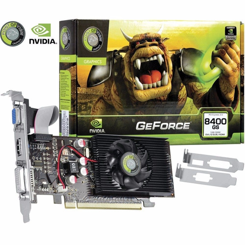 Placa De Vídeo Vga Point Of View Geforce 8400gs 1gb Ddr2 64b