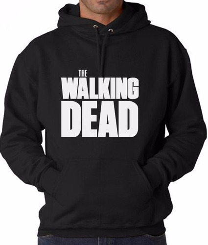 Sudadera Negra Con Gorro Hombre De La Serie The Walking Dead