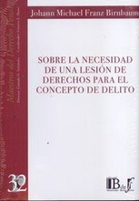 Birnbaum / Sobre La Necesidad De Una Lesión De Derechos...