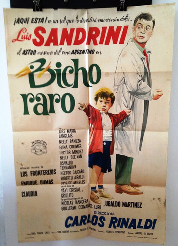 Afiches De Cine - Bicho Raro - Luis Sandrini