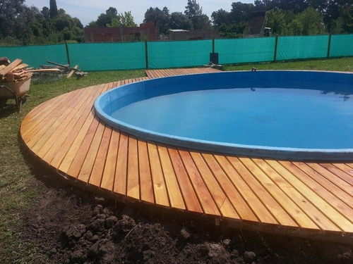 Colocacion Deck De Madera C/materiales O S/ Materiales