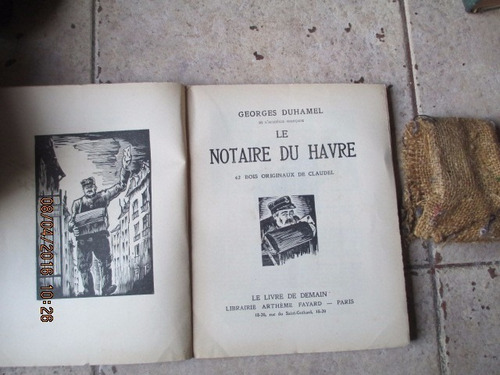 Georges Duhamel - Le Notaire Du Havre - Le Livre De Demain