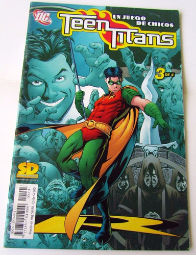 Comic Dc: Teen Titans - Un Juego De Chicos #3. Editorial Sd. (sin Stock) 