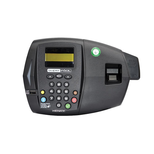 Relógio De Ponto Eletrônico Henry R02 Biometrico C/ Software