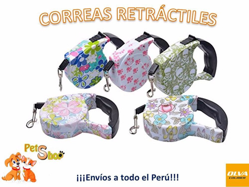Correas Retráctiles / Correa Para Perro-gato-conejo-huron