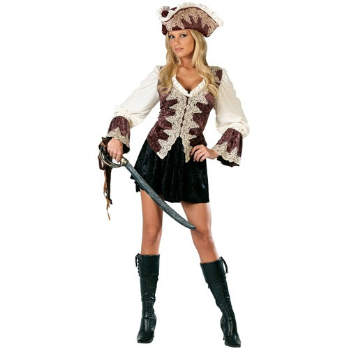 Disfraz De Pirata Sexy Para Mujer Talla: S/m Halloween