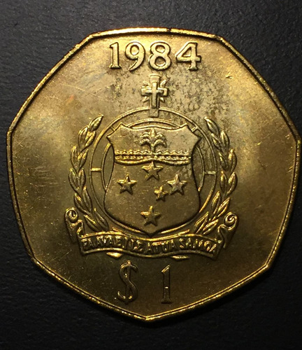 Sam013 Moneda Samoa 1 Tala 1984 Unc Ayff