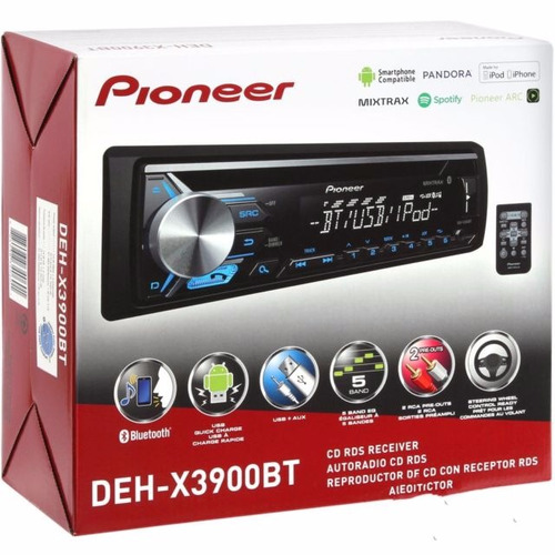 Autoestereo Pioneer Deh-x3900bt  Spotify/ Bluetooth