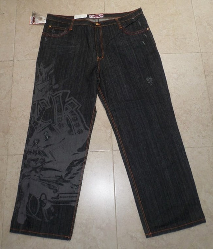 Miskeen Originals  Jeans Negro Street Wear T. 44 