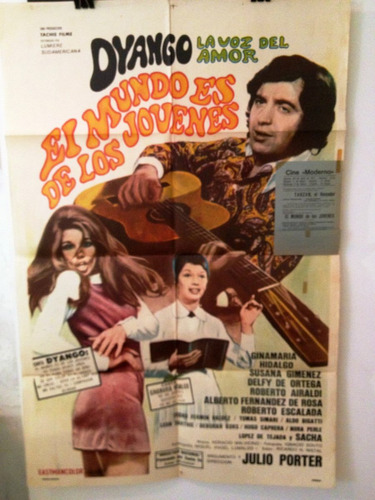 Afiche De Cine Original - El Mundo Es De Los Jovenes