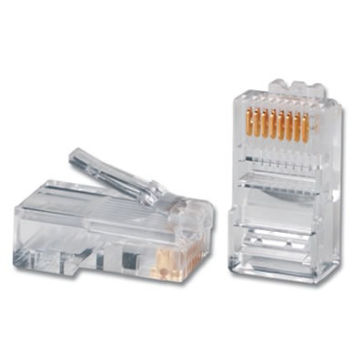 Imagen 2 de 3 de Super Oferta! 10 Fichas Plug Rj45 P/ Red Excel. Calidad Mira