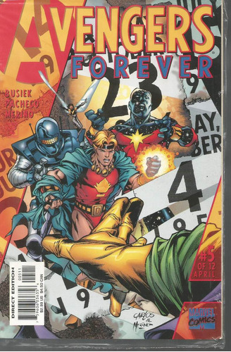 Avengers Forever Pt 04 De 12 - Marvel - Bonellihq Cx177a L19