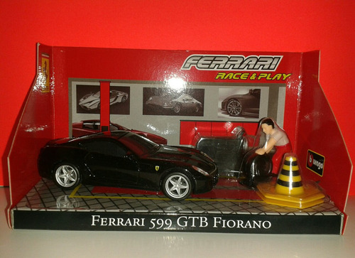 Ferrari 599 Gtb Fiorano Burago Race Play Con Luz/sonido 1/43