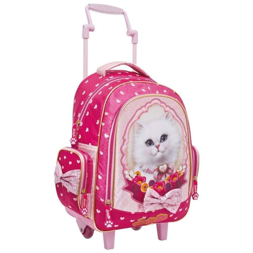Mochilete Jolie Pet Cat 595411 Cor: Pink | Catmania