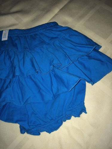 Imagen 4 de 6 de Falda Children Place Con Short Azul 6 - 9 Meses