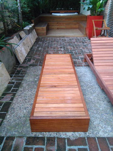 Tapas Para Jacuzzi Camastro De Madera 3 En Uno En Jardines