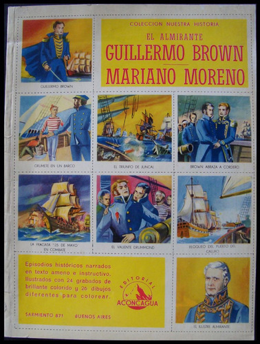 El Almirante Guillermo Brown. Colección Nuestra Hist 48n 735