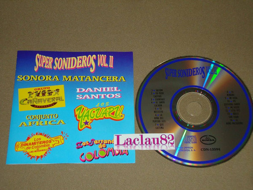 Super Sonideros Vol 2 - 1998 Orfeon Cd Salsa Cumbia