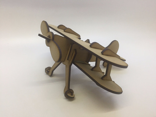 Imagen 2 de 7 de 15 Aviones De Madera Souvenirs Infantiles De Fibrofacil