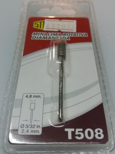 Mini Lima Rotativa Diamantada 4,8mm T508 Stronger Herracor