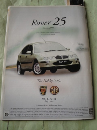 Publicidad Rover 25 Año 2001