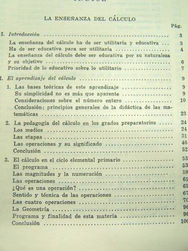 Imagen 3 de 5 de Didactica Del Calculo Lecciones De Cosas Y Ciencias Aplicada