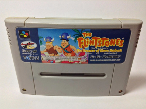 The Flintstones The Treasure Of Sierra Madrock Super Famicom