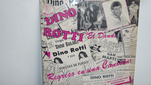 Lp Vinilo Dino Rotti - El Dandi  Regreso En Una Cancion
