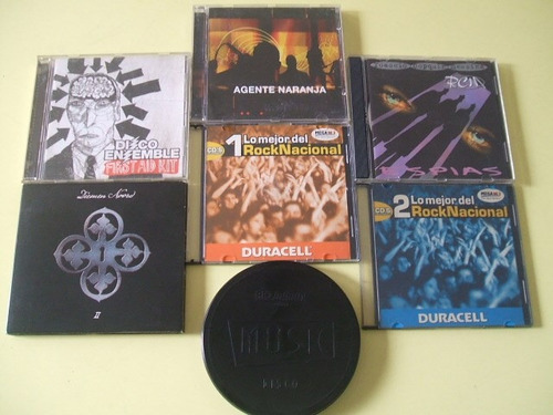 Lote De 13 Cd Musica Originales Rock Nacional Internac Disco