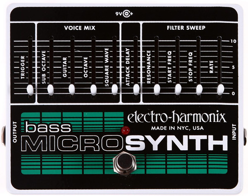 Pedal Electro Harmonix Bass Micro Syntetizer Bajo Cuotas