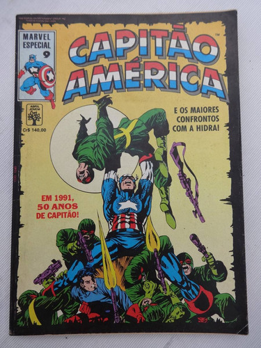 Marvel Especial Nº 9: Capitão América - Hidra - 1990