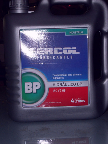 Aceite Hidráulico Bp 68 Bidón X 4 Litros