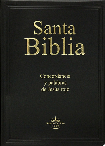 Biblia Letra Gigante Vinil Palabras Jesús Rojo Reina Valera