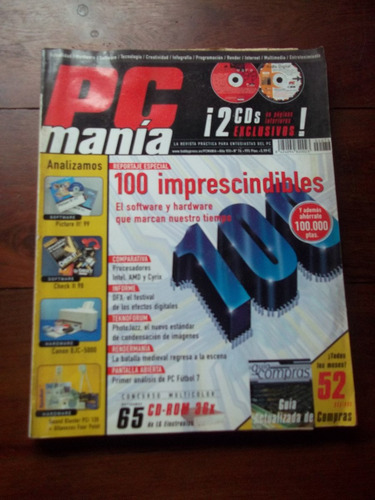 Pc Mania 1999 Febrero Revista España Fraganplat La Plata