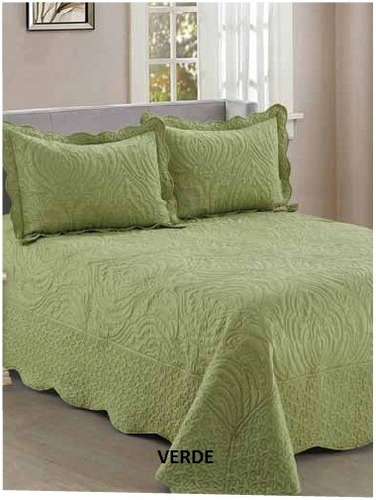 Cubrecamas Quilt Cover King Size 270x270+2 Fundones+colores