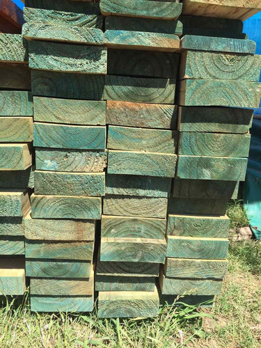 Imagen 6 de 6 de Tirante Pino Cca Tratado Curado Madera
