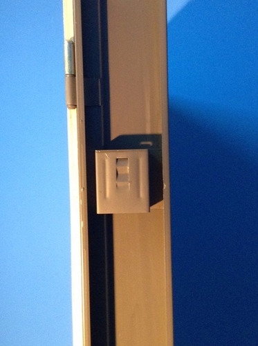 Puerta Placa Mdf 140 Paño Fijo Sup Tabique 10/15 M/chapa 18