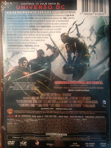 Dvd El Hijo De Batman / Son Of Batman