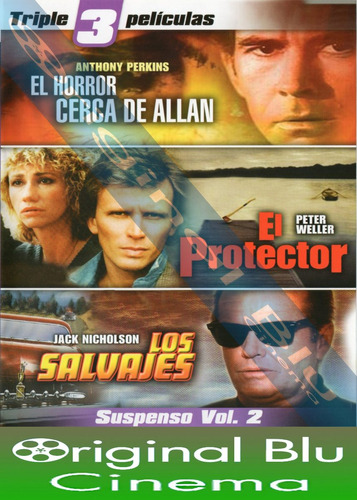 Horror Cerca De Allan+ El Protector+ Los Salvajes - Dvd Orig