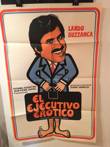 Afiche De Cine Original - El Ejecutivo Erotico