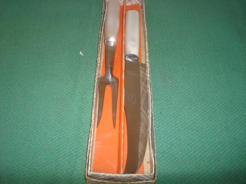 Juego De Cuchillo Y Tenedor De Acero Inoxidable Marca Vb