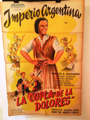 Afiches De Cine - La Copla De La Dolores - Imperio Argentina